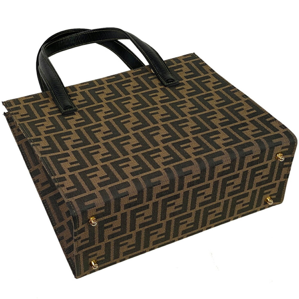 Fendi Zucca Pattern 2way Handbag Canvas Brown - image 2